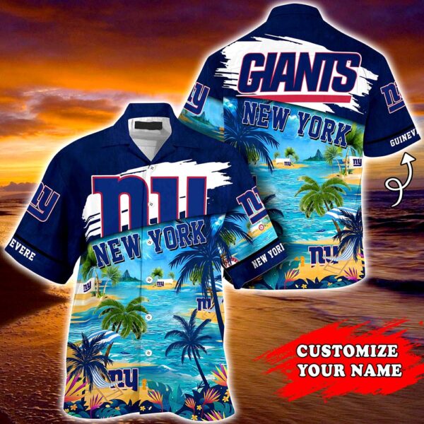 New York Giants NFL Customized Summer Hawaii Shirt For Sports Fans 1 21.95