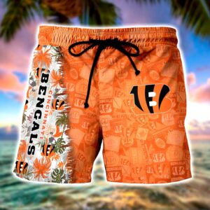 Personalized Cincinnati Bengals NFL Summer Hawaii Shirt And Shorts For Your Loved Ones 3 21.95