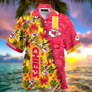 Personalized Kansas City Chiefs NFL Summer Hawaii Shirt And Shorts For Your Loved Ones 1 21.95