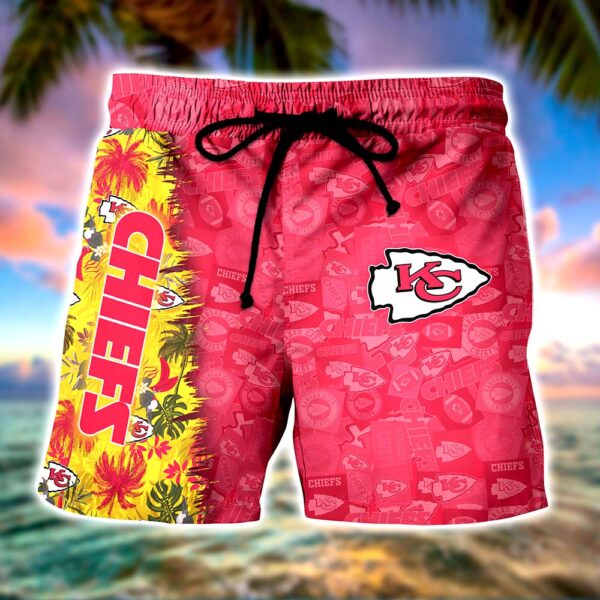 Personalized Kansas City Chiefs NFL Summer Hawaii Shirt And Shorts For Your Loved Ones 3 21.95
