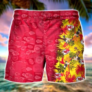 Personalized Kansas City Chiefs NFL Summer Hawaii Shirt And Shorts For Your Loved Ones 4 21.95
