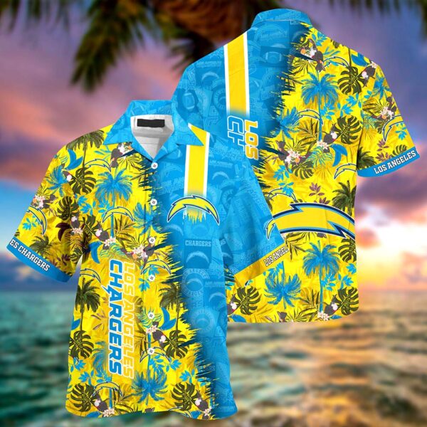 Personalized Los Angeles Chargers NFL Summer Hawaii Shirt And Shorts For Your Loved Ones 0 21.95