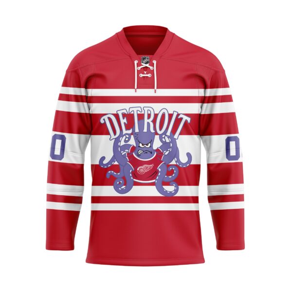 Nhl Al The Octopus Detroit Red Wings Hockey Jersey Personalized Name Number