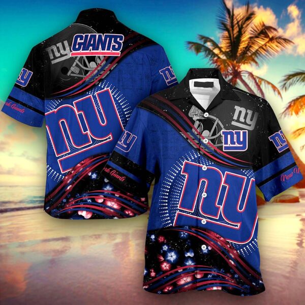 Personalized New York Giants NFL Hawaiian Shirt, beach shorts