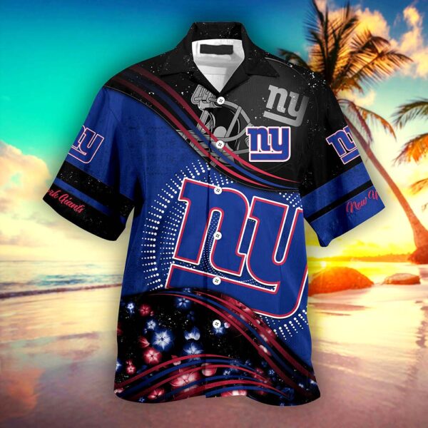 Personalized New York Giants NFL Hawaiian Shirt, beach shorts