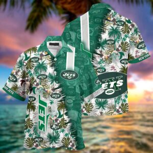 Personalized New York Jets NFL Summer Hawaii Shirt And Shorts For Your Loved Ones 0 21.95