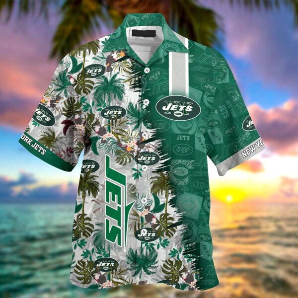 Personalized New York Jets NFL Summer Hawaii Shirt And Shorts For Your Loved Ones 1 21.95