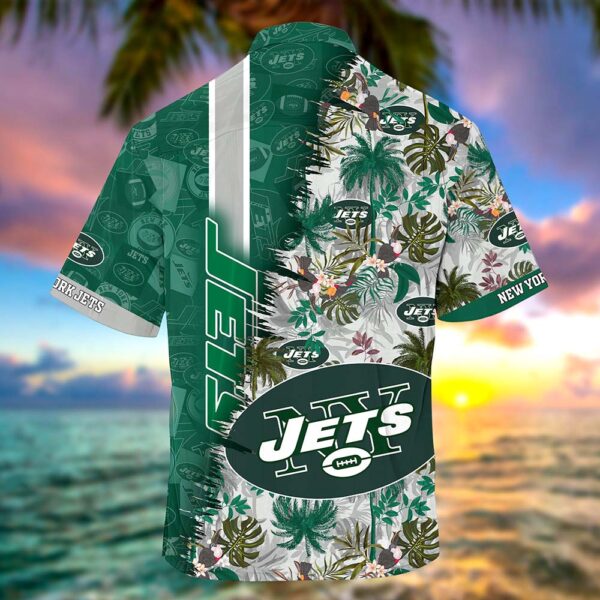 Personalized New York Jets NFL Summer Hawaii Shirt And Shorts For Your Loved Ones 2 21.95