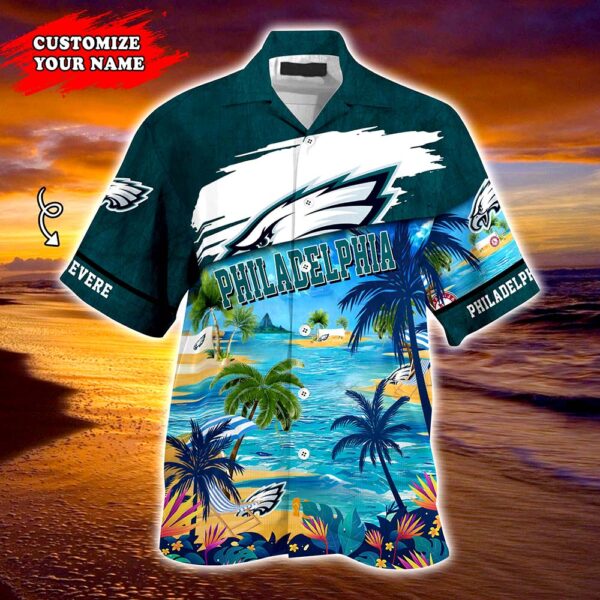 Philadelphia Eagles NFL Customized Summer Hawaii Shirt For Sports Fans 2 21.95