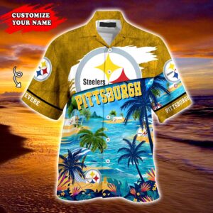 Pittsburgh Steelers NFL Customized Summer Hawaii Shirt For Sports Fans 2 21.95