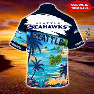 Seattle Seahawks NFL Customized Summer Hawaii Shirt For Sports Fans 0 21.95