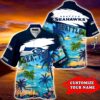 Seattle Seahawks NFL Customized Summer Hawaii Shirt For Sports Fans 1 21.95
