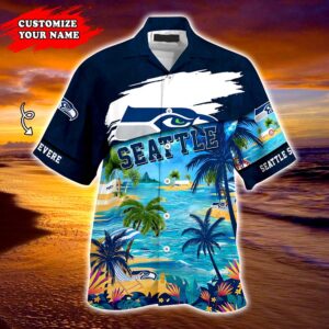 Seattle Seahawks NFL Customized Summer Hawaii Shirt For Sports Fans 2 21.95