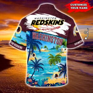 Washington Redskins NFL Customized Summer Hawaii Shirt For Sports Fans 0 21.95