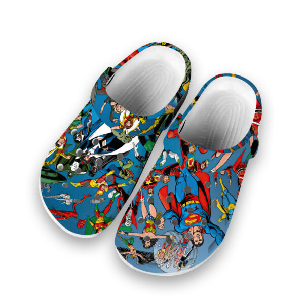 crocs 3d Superman Crisis on Infinite Earths DC Comics Crocs Crocband Clogs Shoes