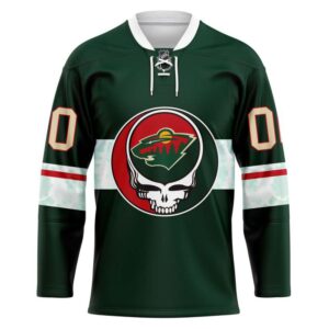 grateful dead amp minnesota wild hockey jersey personalized name amp number 1