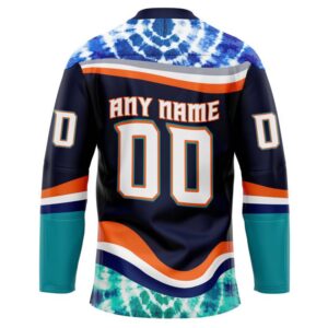 Grateful Dead New York Islanders 3D Hockey Jersey Personalized Name Number