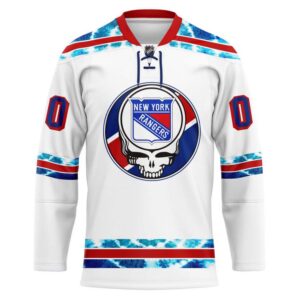 grateful dead amp new york rangers hockey jersey personalized name amp number 1