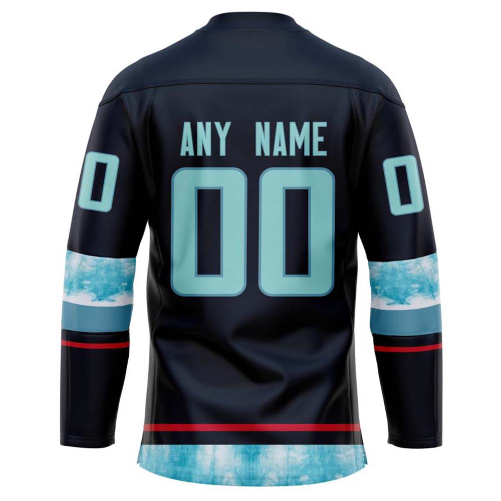 Top-selling item] Custom Tampa Bay Lightning Hockey Team Full Printing Hockey  Jersey