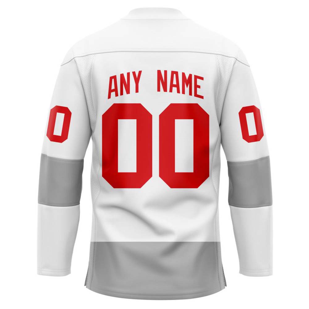 Custom Hockey Jerseys Tampa Bay Lightning Jersey Name and Number White NHL