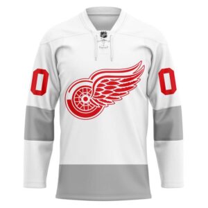 Nhl Detroit Red Wings Reverse Retro 3D Hockey Jerseys Personalized Name Number