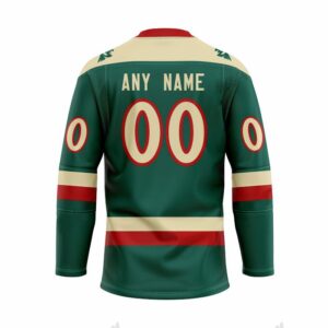 nhl minnesota wild hockey jersey concepts 2021 personalized name amp number 1