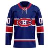 Nhl Montreal Canadiens Reverse Retro 3D Hockey Jerseys Personalized Name Number