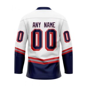 Nhl New York Rangers 3D Hockey Jersey Personalized Name Number