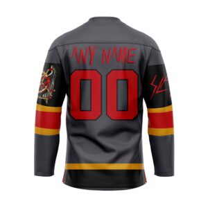 Nhl Vegas Golden Knights  Slayer 3D Hockey Jersey Personalized Name Number