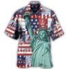 America Independence Day Hawaiian Shirt, Beach Shorts