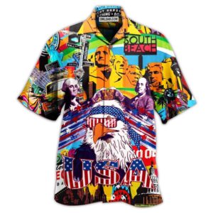 America Proud Forever Hawaiian Shirt Beach Shorts