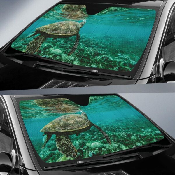 Aquatic Corals Car Auto Sunshade