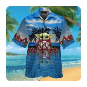 Arizona Diamondbacks And Baby Yoda Short Sleeve Button Up Tropical Aloha Hawaiian Shirts Gift MLB Fans 0 45.99
