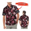 Arkansas Razorbacks And Snoopy Custom Name Hawaii Shirt Summer Button Up Shirt For Men Women