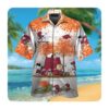 Arkansas Razorbacks Tropical Beach Coconut Tree Hawaii Shirt Summer Button Up Shirt For Men Women