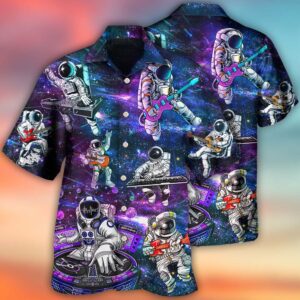 Astronaut Its Showtime Style Hawaiian Shirt 2 21.95