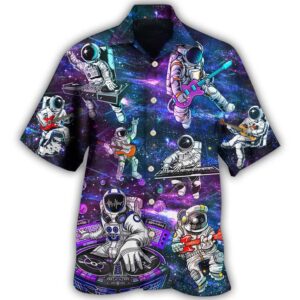 Astronaut It’s Showtime Style Hawaiian Shirt, Beach Shorts