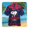 Atlanta Braves Minnie Mouse Hawaii Shirt Summer Button Up Shirt For Men Women