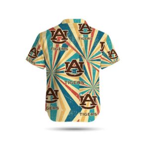 Auburn Tigers Retro Vintage Style Short Sleeve Button Up Tropical Aloha Hawaiian Shirts For Men Women 1 45.99