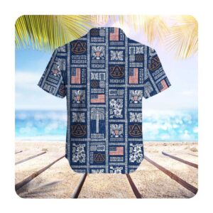Auburn Tigers Summer Commenorative Short Sleeve Button Up Tropical Aloha Hawaiian Shirts For Men Women 2 45.99