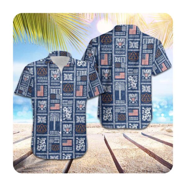 Auburn Tigers Summer Commenorative Hawaii Shirt Summer Button Up Shirt For Men Women