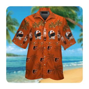 Baltimore Orioles Short Sleeve Button Up Tropical Aloha Hawaiian Shirts For Men Women 0 49.95