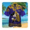 Baltimore Ravens And Minnie Mouse Hawaii Shirt Summer Button Up Shirt For Men Women