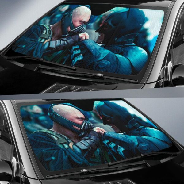 Batmans And Bane Car Auto Sunshade Movie Fan Gift