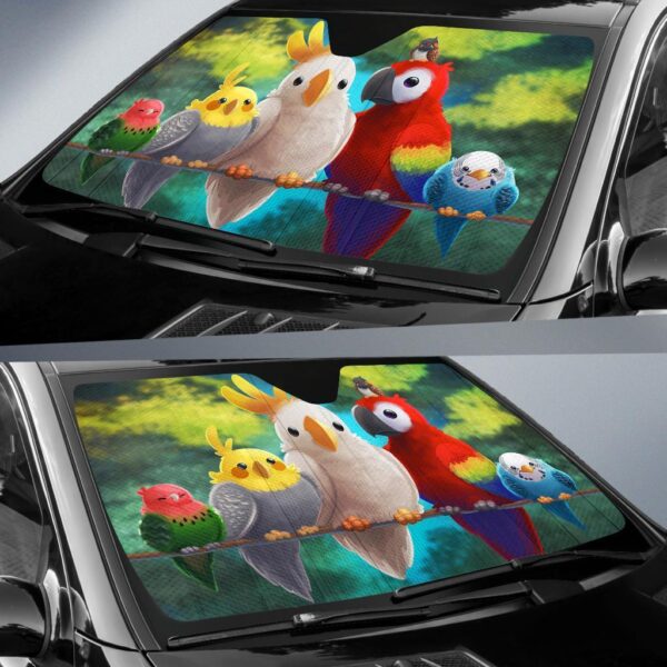 Birds Car Auto Sunshade