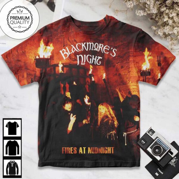 Blackmore’s Night Fire At Midnight Album AOP T-Shirt