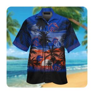 Boise State Broncos Short Sleeve Button Up Tropical Aloha Hawaiian Shirts For Men Women 1 49.95