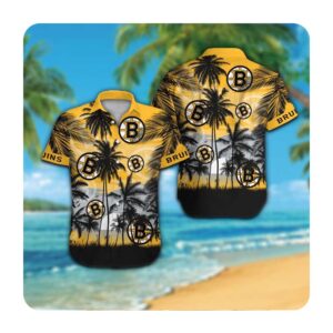 Boston Bruins Hawaii Shirt Summer Button Up Shirt For Men Women