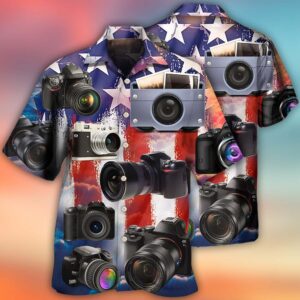 Camera Independence Day Hawaiian Shirt 1 21.95