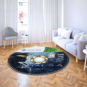 Circle Carpet Rug Halo 4 Game Disc 1 Round Rug Carpet
